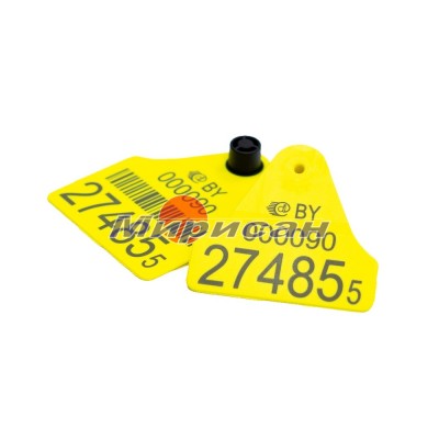 Бирка ушная для КРС