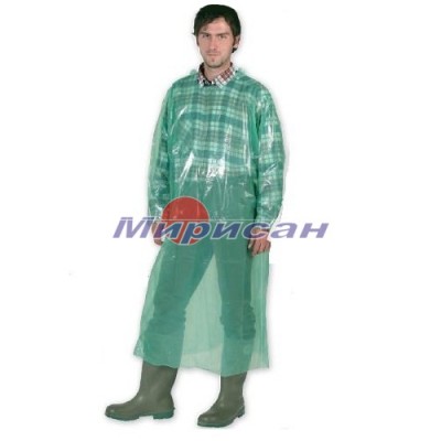 3427 Плащ-накидка одноразовая, зеленая KERBL 